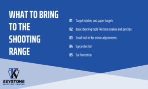 what to bring to the shooting range