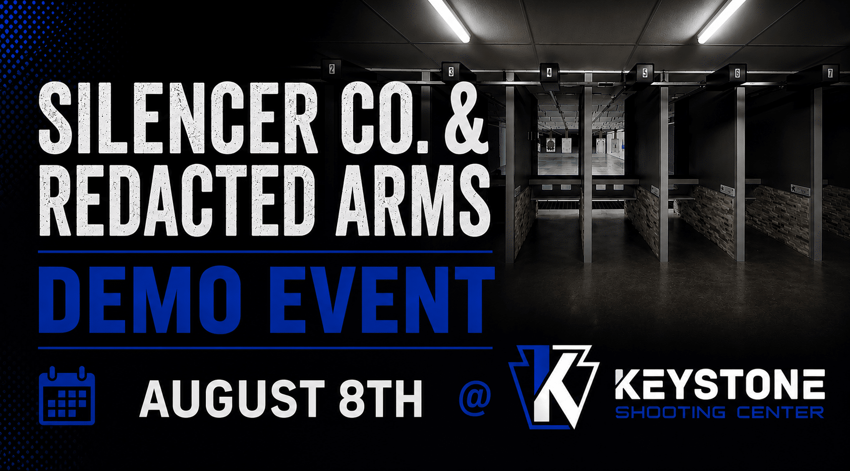 SilencerCo and Redacted Arms Demo Event at Keystone Shooting Center